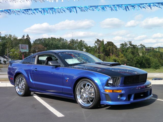 Vista Blue 2009 Roush Touring Coupe Mustang