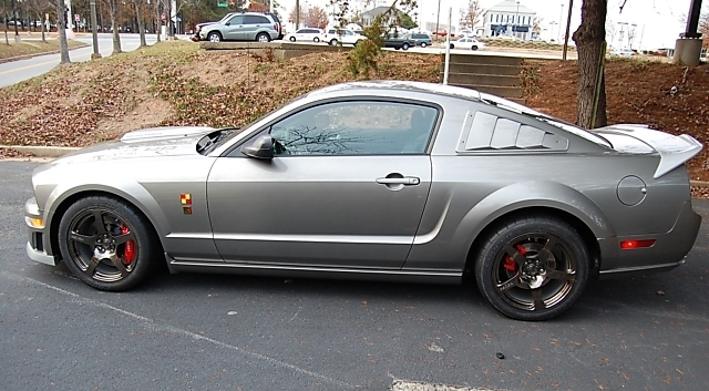 Vapor Silver 2009 Roush P-51B Supercharged Mustang Coupe