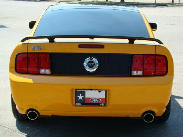 Grabber Orange 2009 Mustang GT Mach1 Clone Coupe