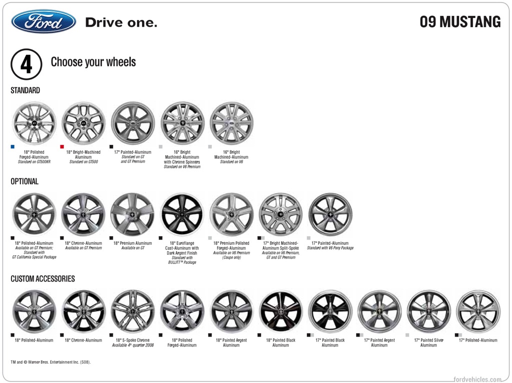 Ford 2009 Mustang Promotional Brochure