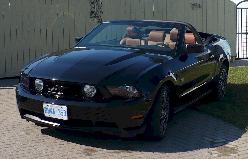 Black 2010 Mustang GT Convertible