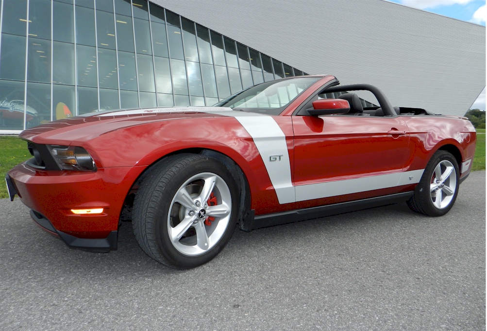 Red Candy 2010 Mustang GT Convertible