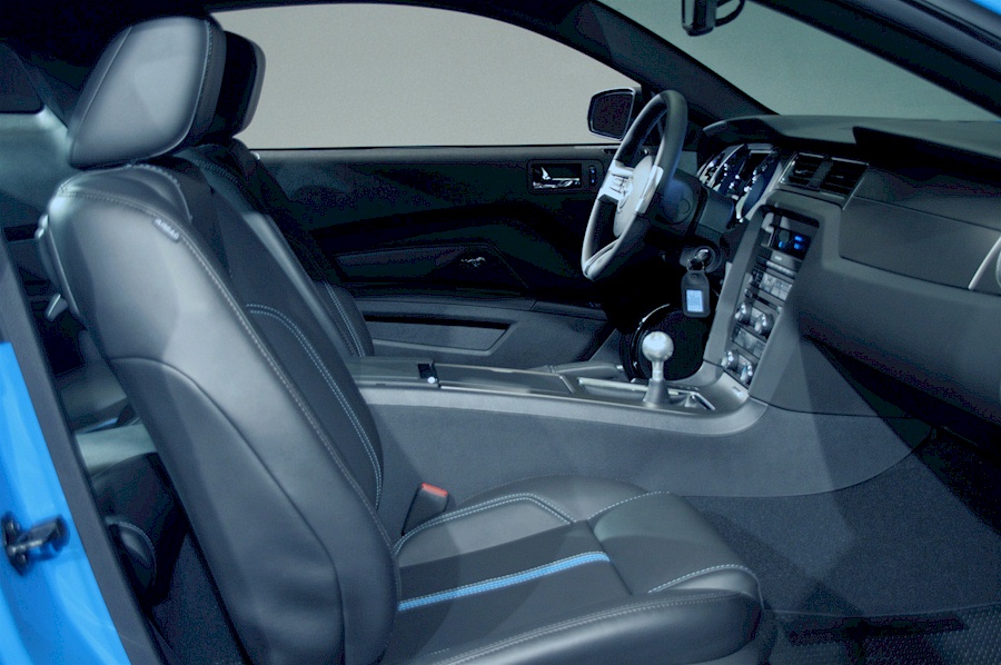 Black Leather Interior 2010 Mustang GT