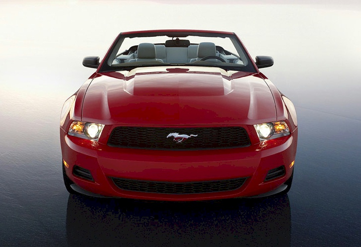 Torch Red 10 Mustang V6 Convertible
