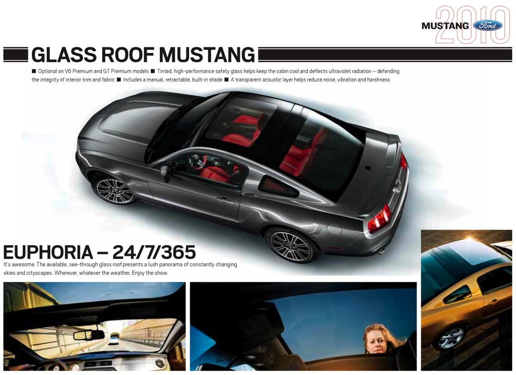 2010 Ford mustang brochure #9