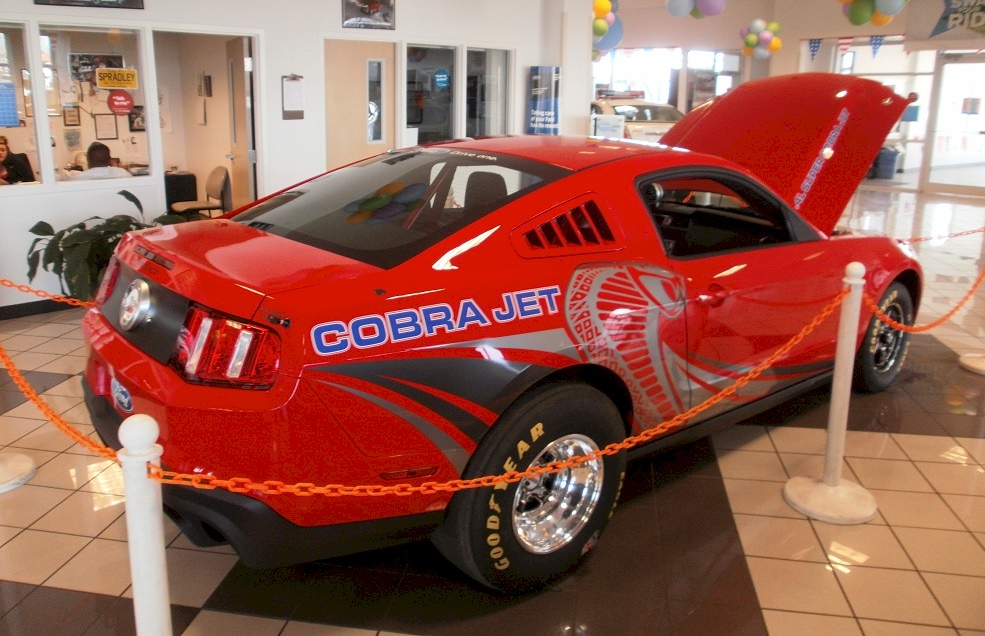 Red 2012 Cobra Jet Race Car