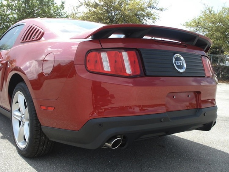 Rear View 2012 Mustang GT coupe