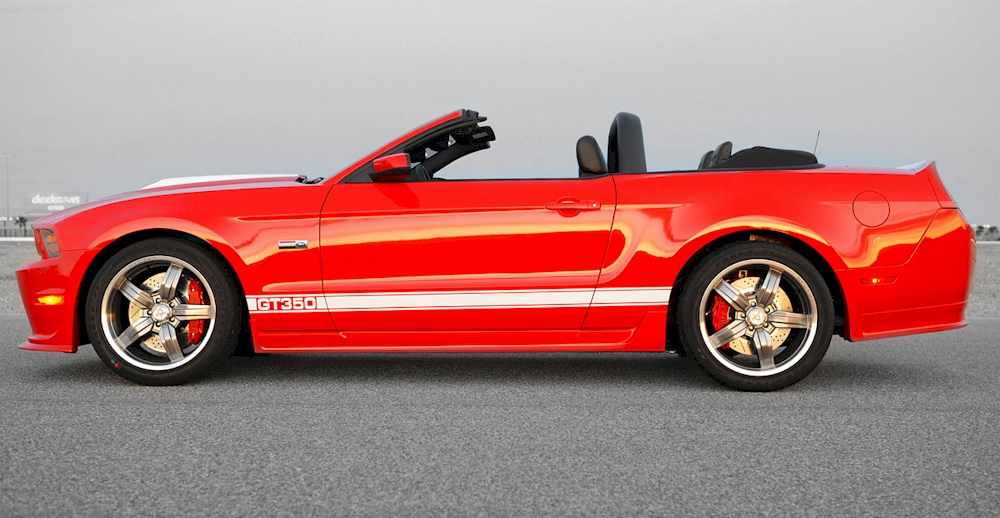 Race Red 2012 Shelby GT-350 Convertible