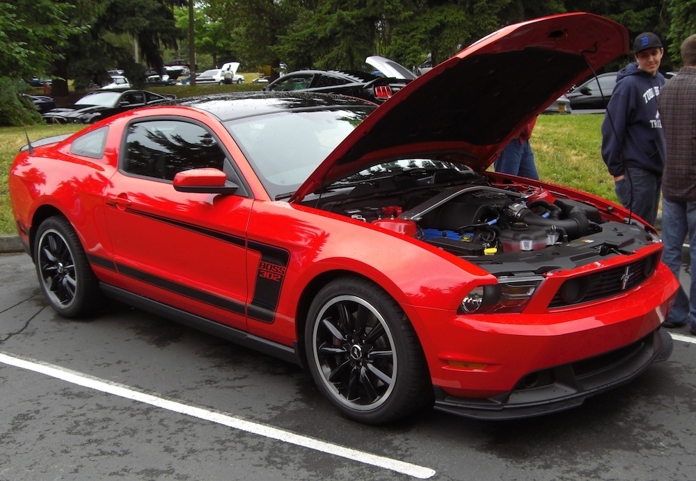 Race Red 2012 Mustang Boss 302 Coupe
