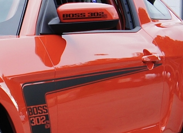 Boss 302 side and mirror graphics