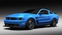 Grabber Blue 2012 Mustang Boss Laguna Seca 302