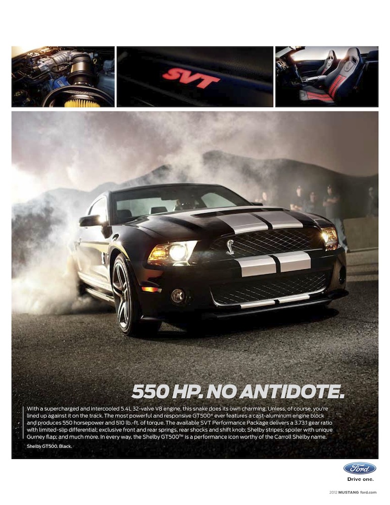 Supercharge 550hp SVT GT500