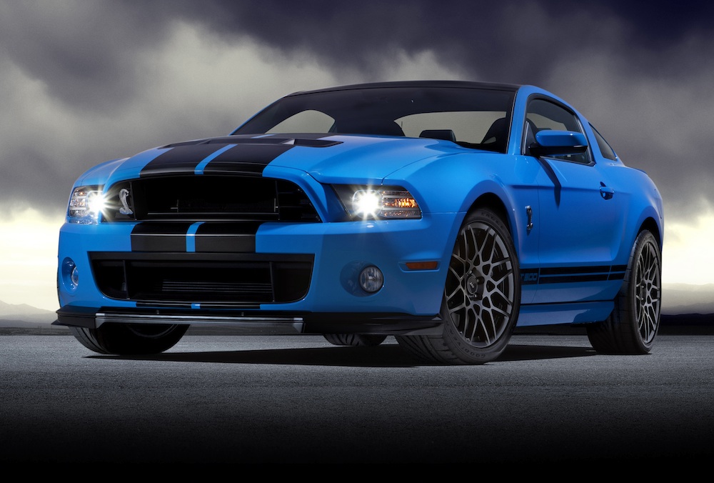 Grabber Blue 2013 Mustang Shelby GT500 Coupe