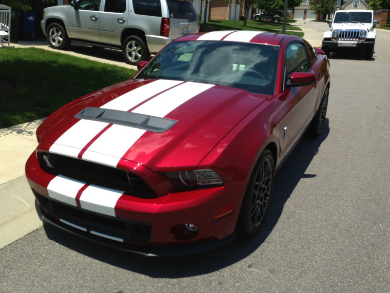 2014 Ruby Red Mustang GT500 coupe