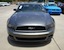 Grille of a Sterling Gray 2014 Mustang V6 Coupe