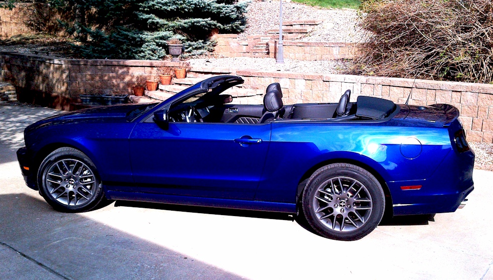 Deep Impact Blue 2014 MCA Mustang Convertible