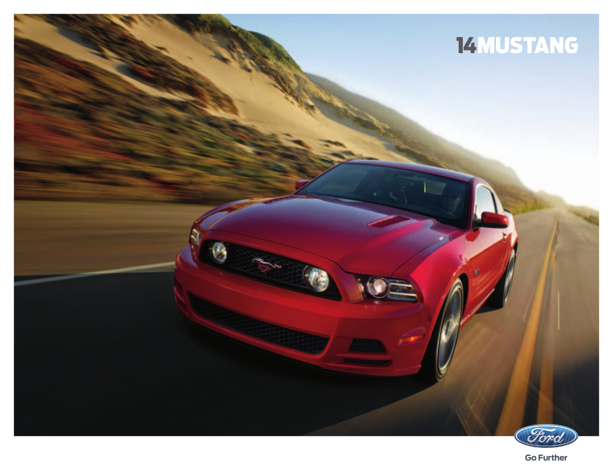 2014 Mustang sales brochure - cover