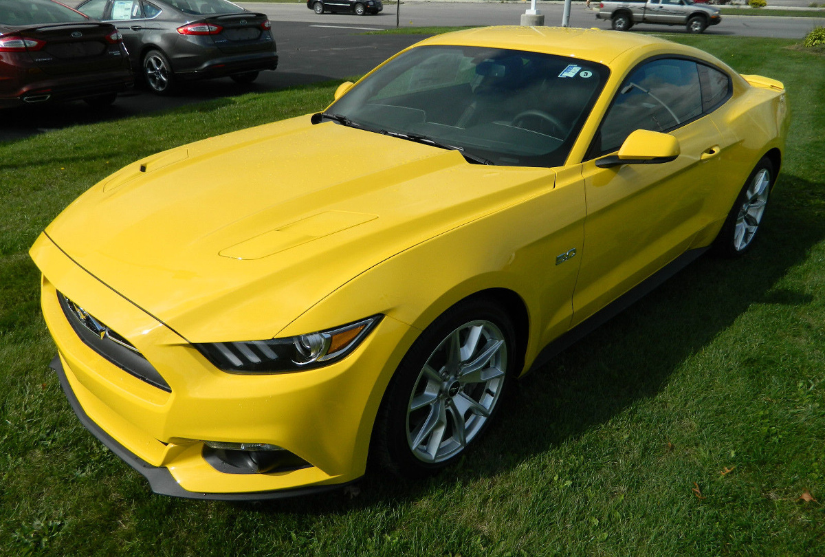 2015 Triple Yellow Mustang GT