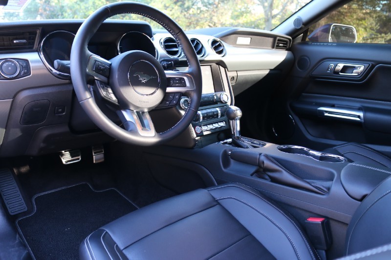 Deep Impact Blue 2015 Mustang GT Interior