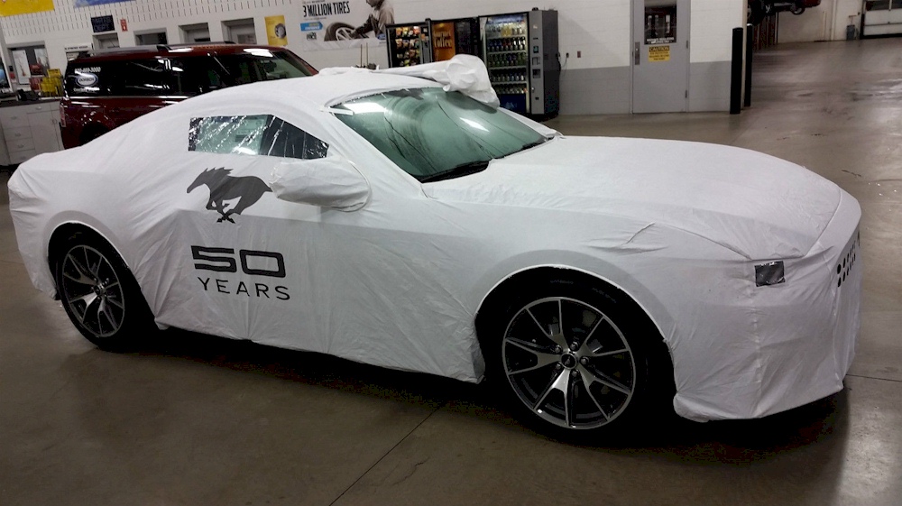 2015 50th Anniversary Mustang Car Cover