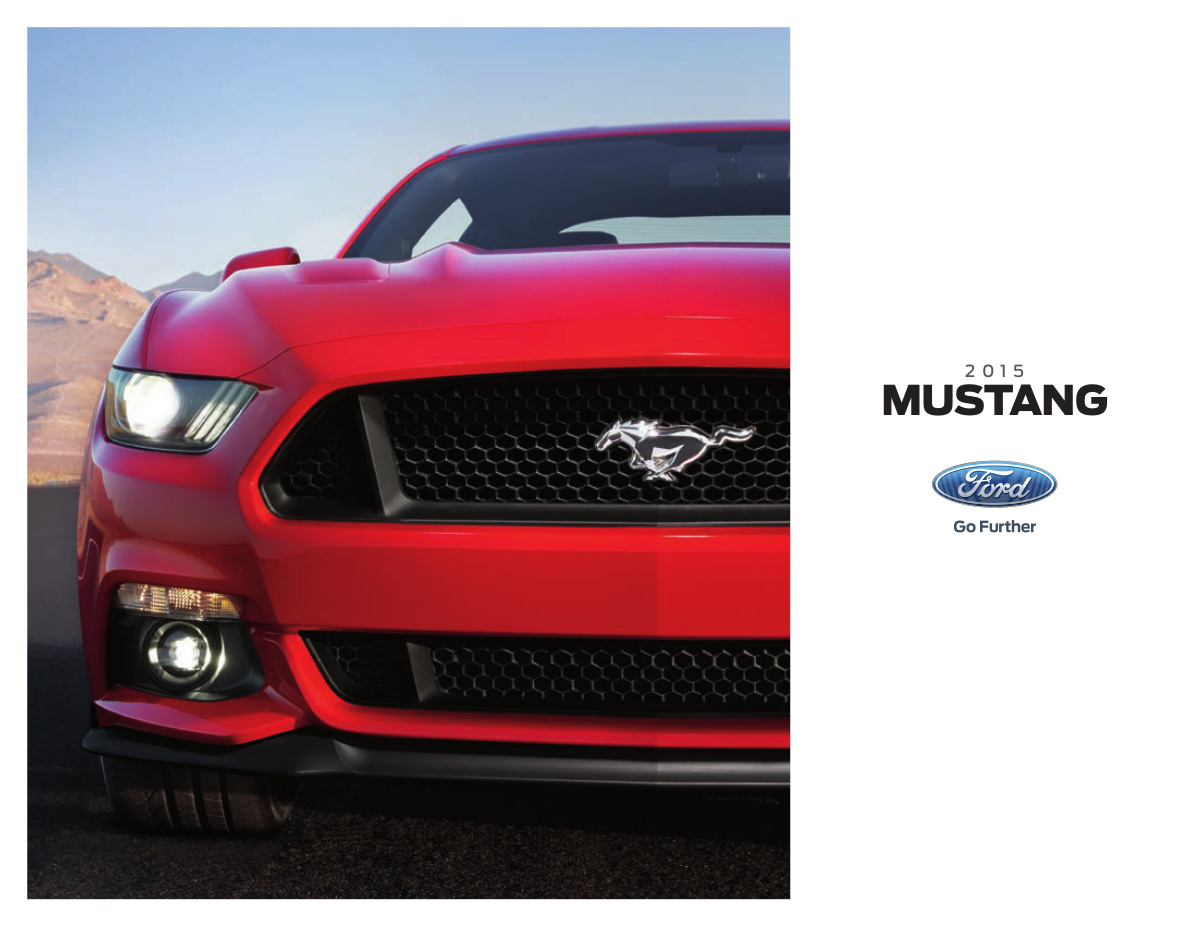 2015 Ford Mustang Sales Brochure