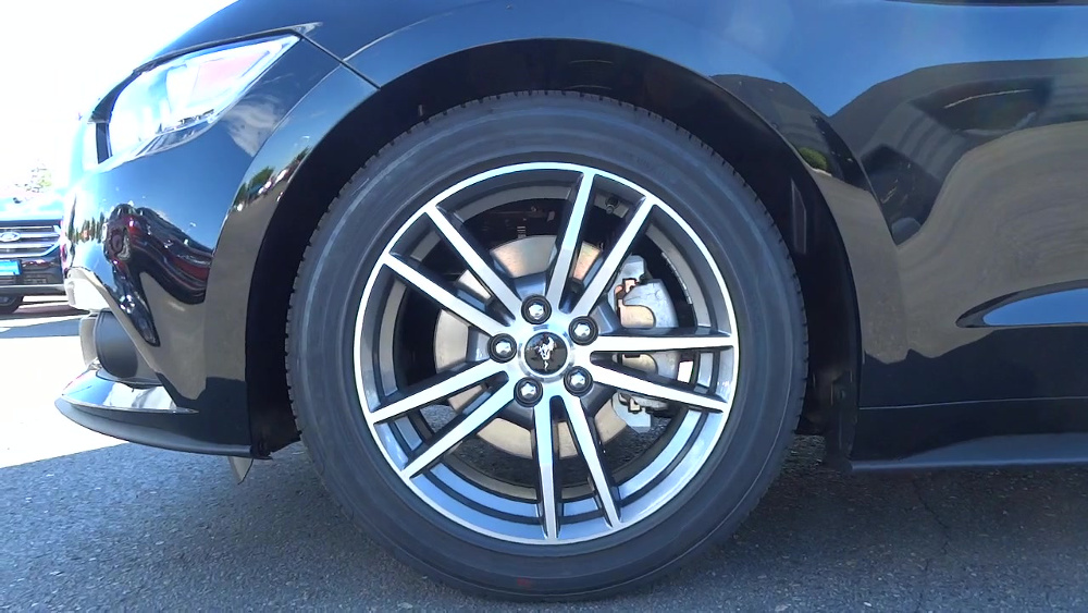 18 inch magnetic-painted machined aluminum wheels