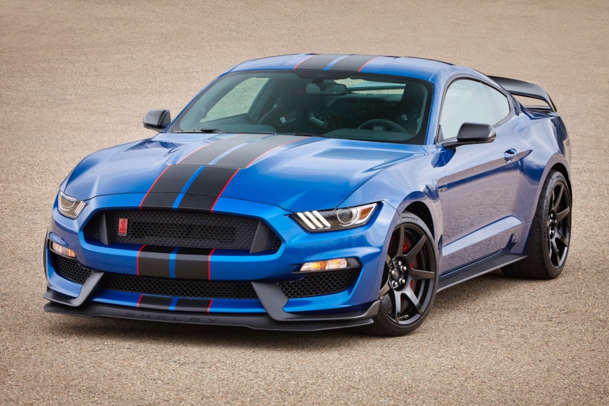2017 Shelby GT350R in Lightning Blue exterior paint