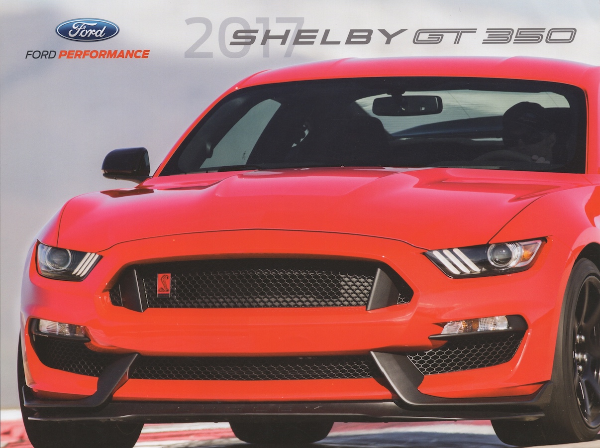 2017 Shelby GT 350 Sales Brochure