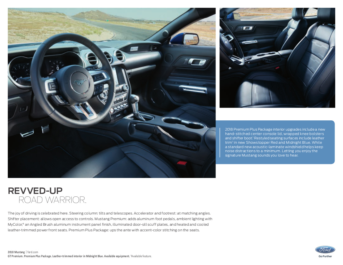 2018 Mustang interior