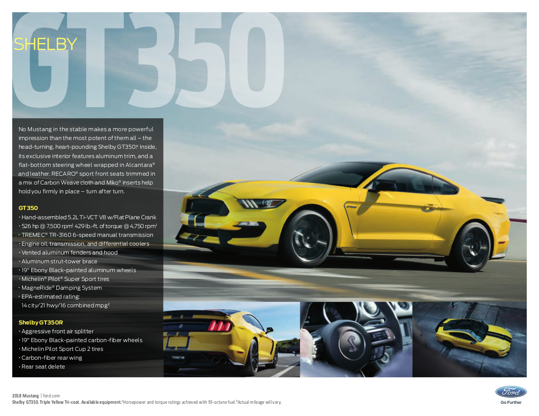 2018 Mustang Shelby GT350
