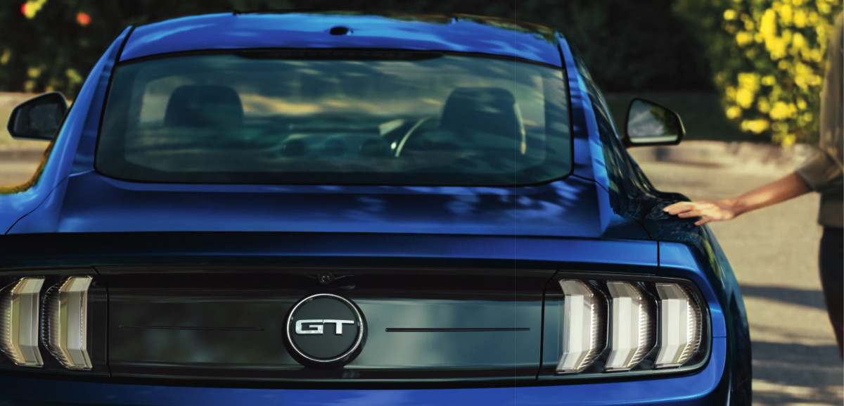 rear of the Mustang GT