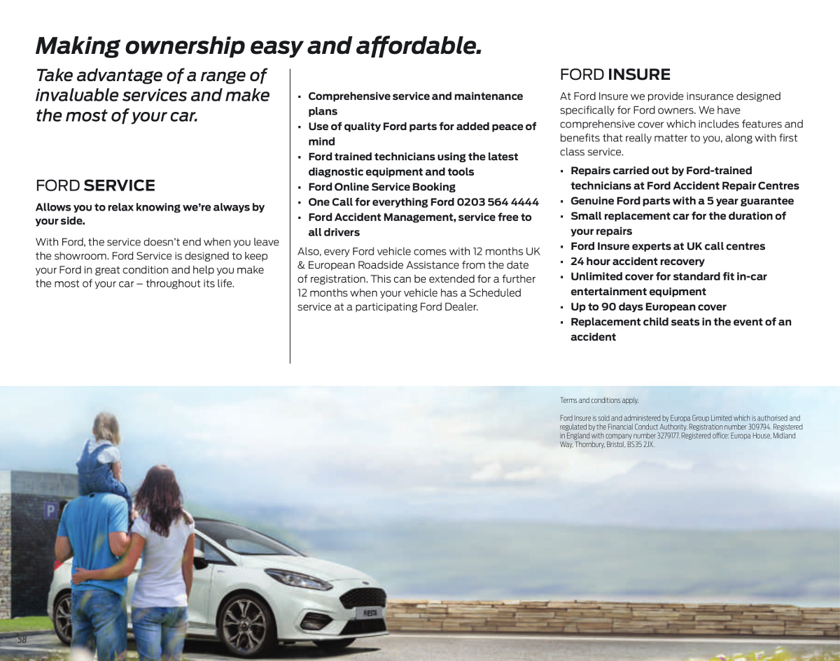 service and insurance.