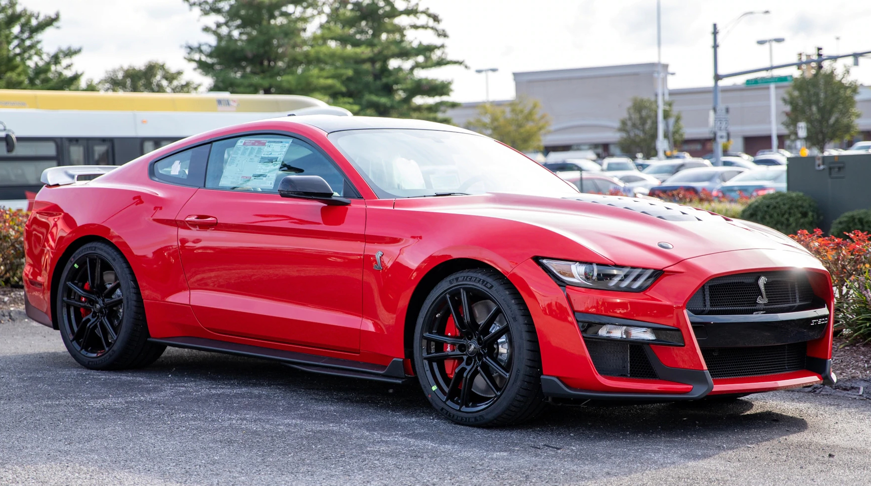 Race Red 2020 Ford Mustang Shelby GT500 Fastback