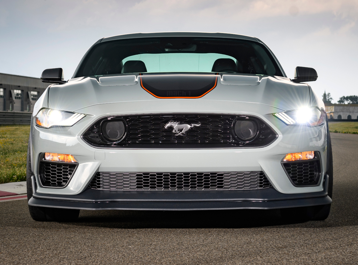 Fighter Jet Gray 2021 Mach 1 Ford Mustang Fastback - MustangAttitude ...