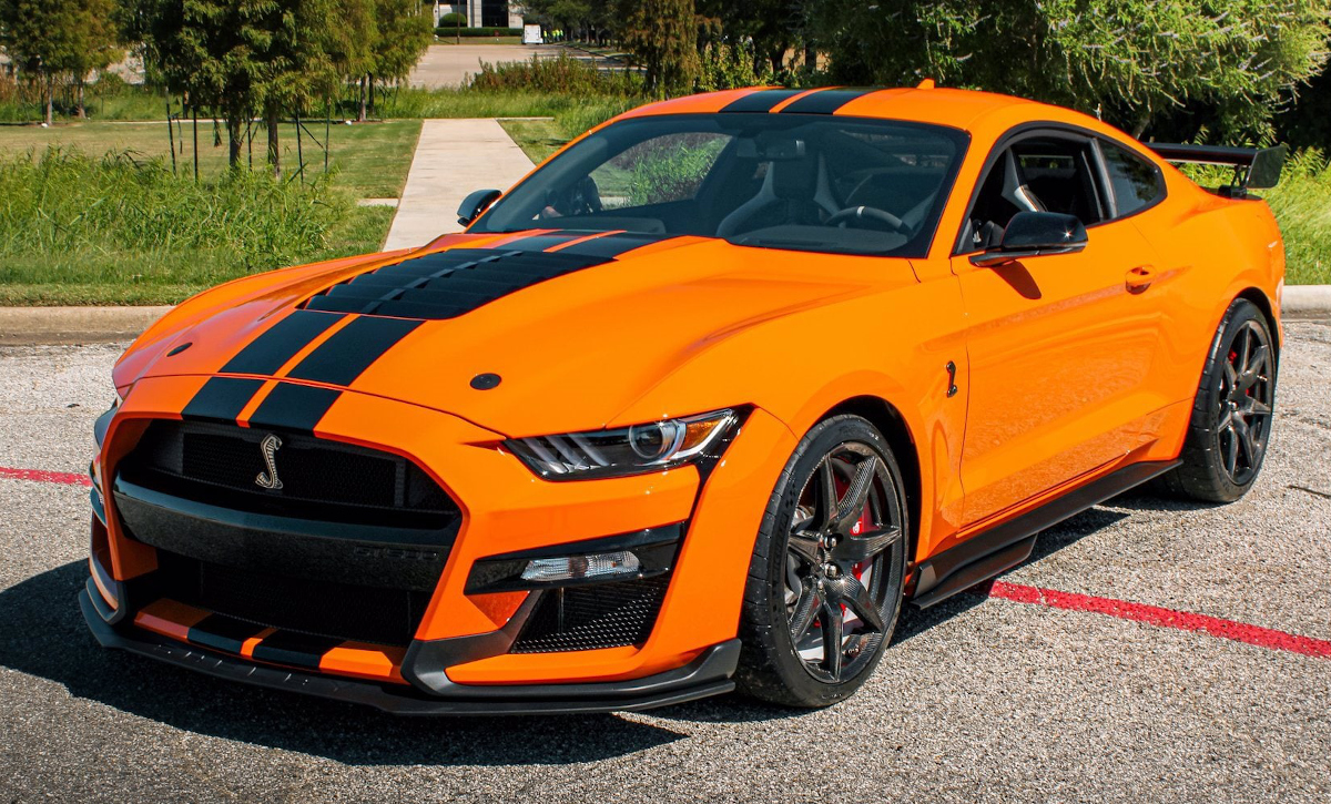 2021 Twister Orange GT500 Mustang