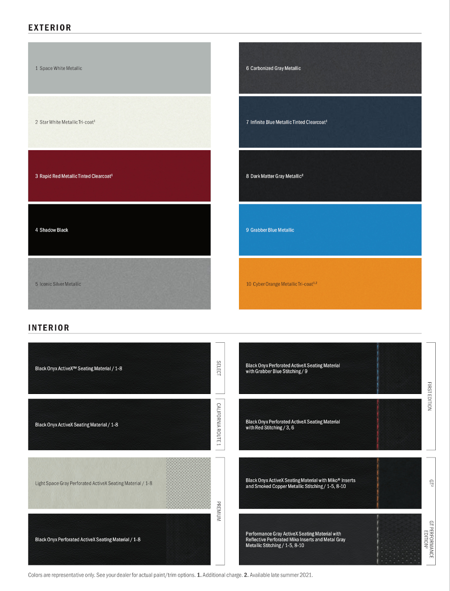 exterior and interior colors